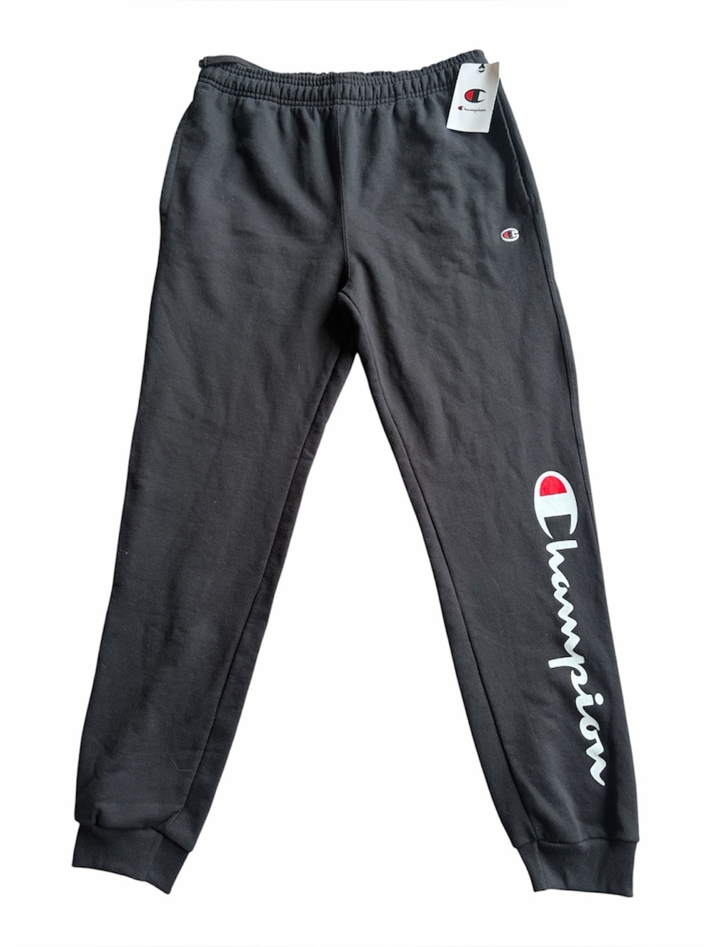 Champion Men’s Black Fleece Jogger Sweat Pants Sz Medium